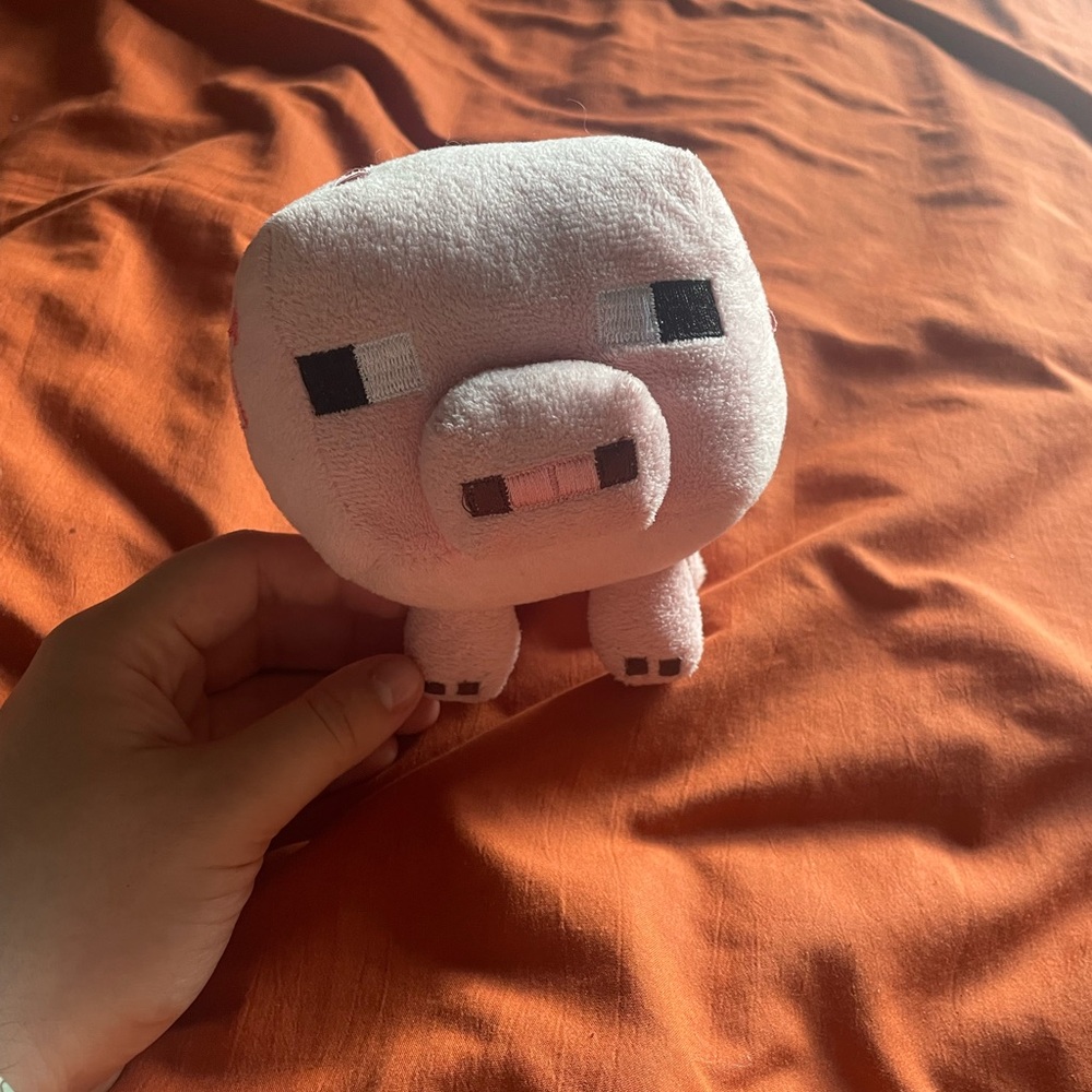 Minecraft pig stuffed animal